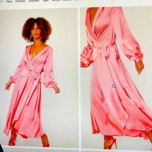 Nasty gal. size 2 coral maxi dress